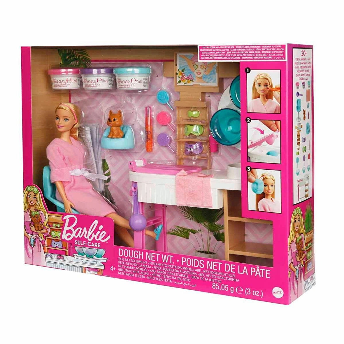 Barbie Yüz Bakımı Yapıyor Oyun Seti GJR84