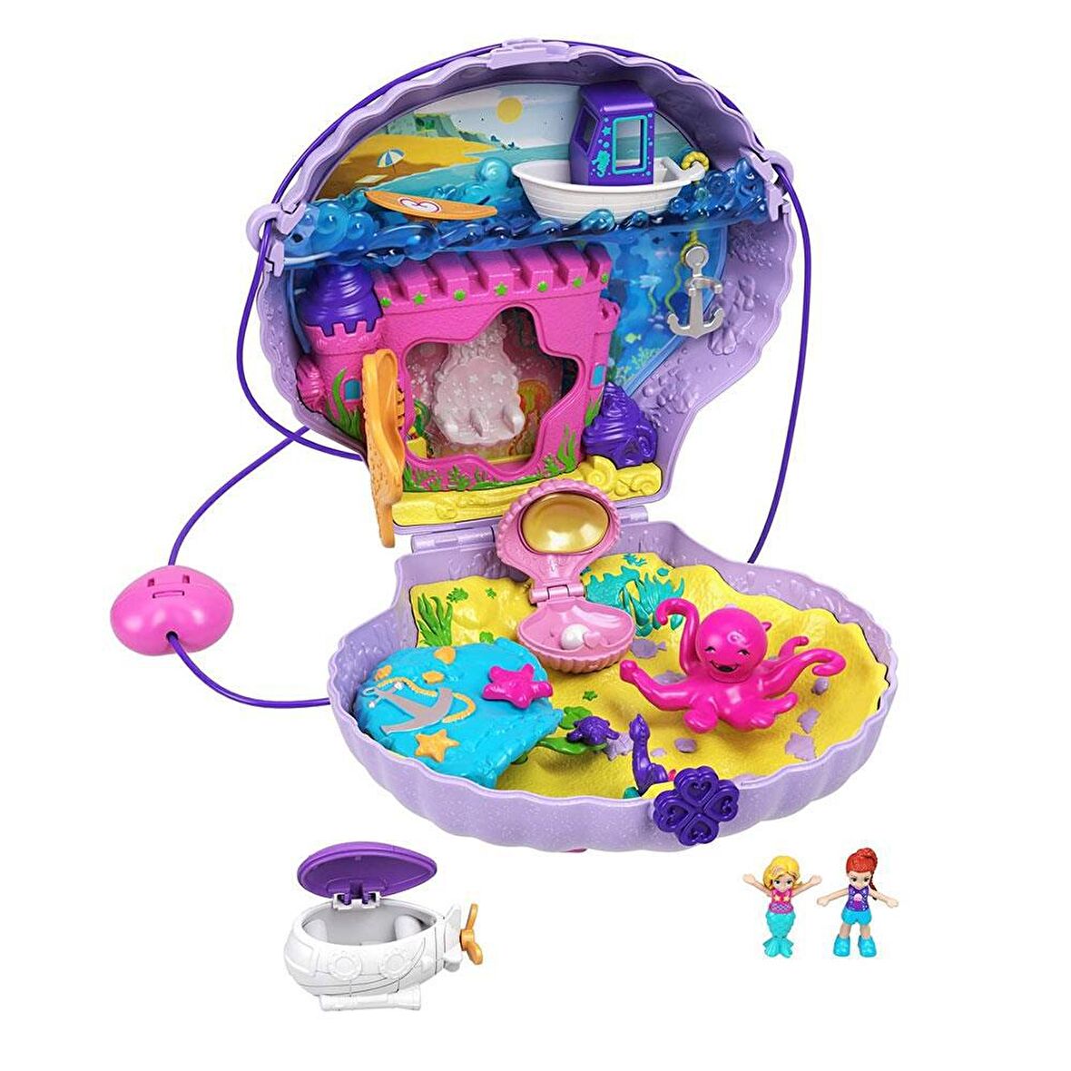 Polly Pocket Çanta Olabilen Micro Deniz Kabuğu GKJ63 - GNH11