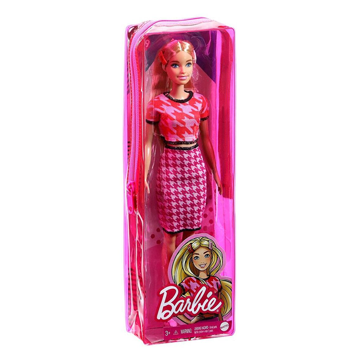 Barbie Fashionistas Kırmızı Ekoseli FBR37 GRB59 Lisanslı Ürün