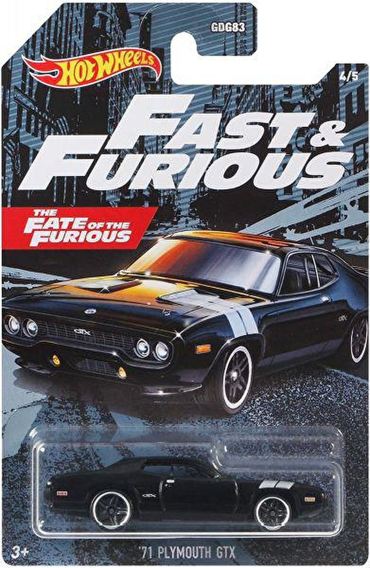 Hot Wheels - Fast &amp; Furıous Gyn28-grp57 '71 Plymouth Gtx