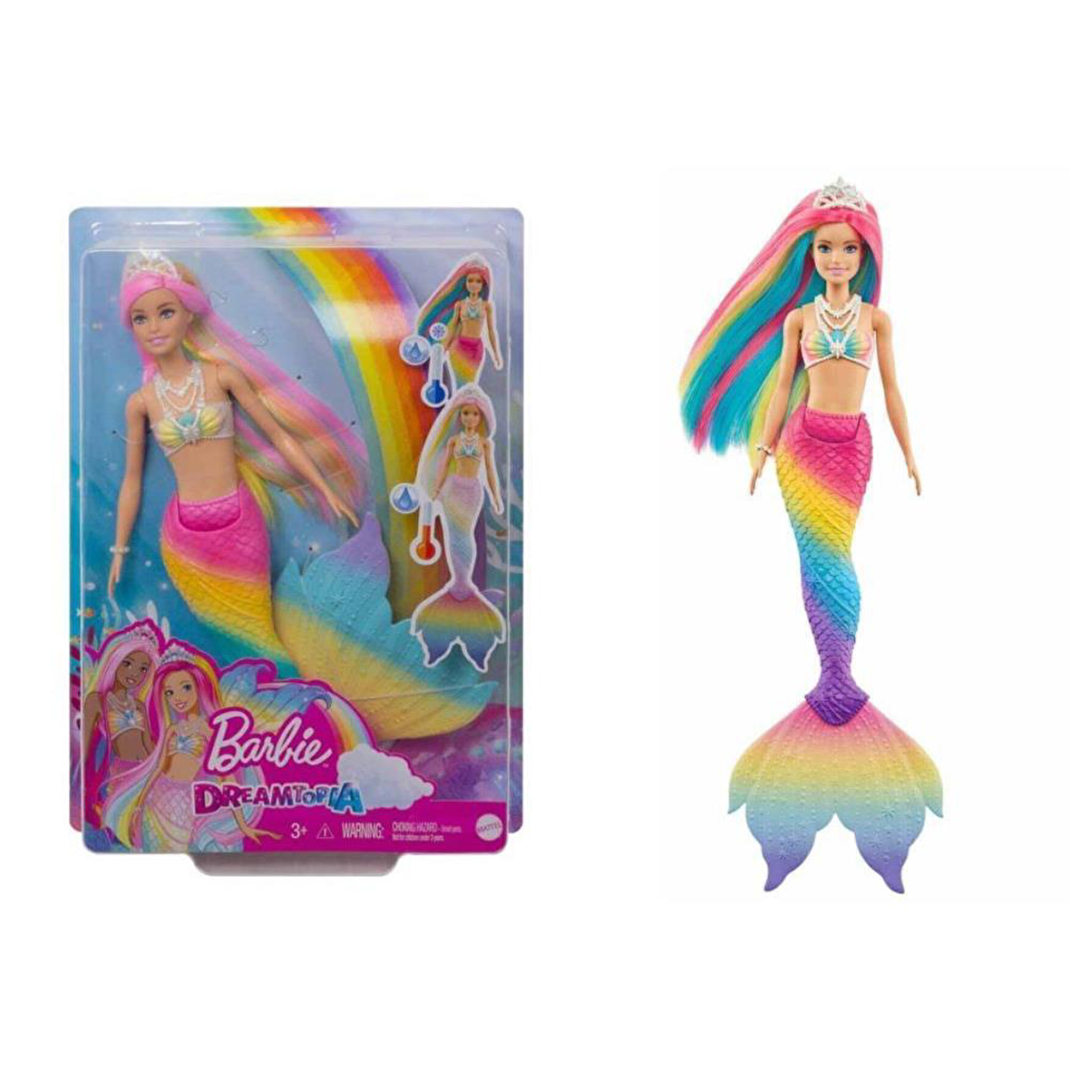 Barbie™ Dreamtopia Renk Değiştiren Sihirli Denizkızı GTF88 GTF89