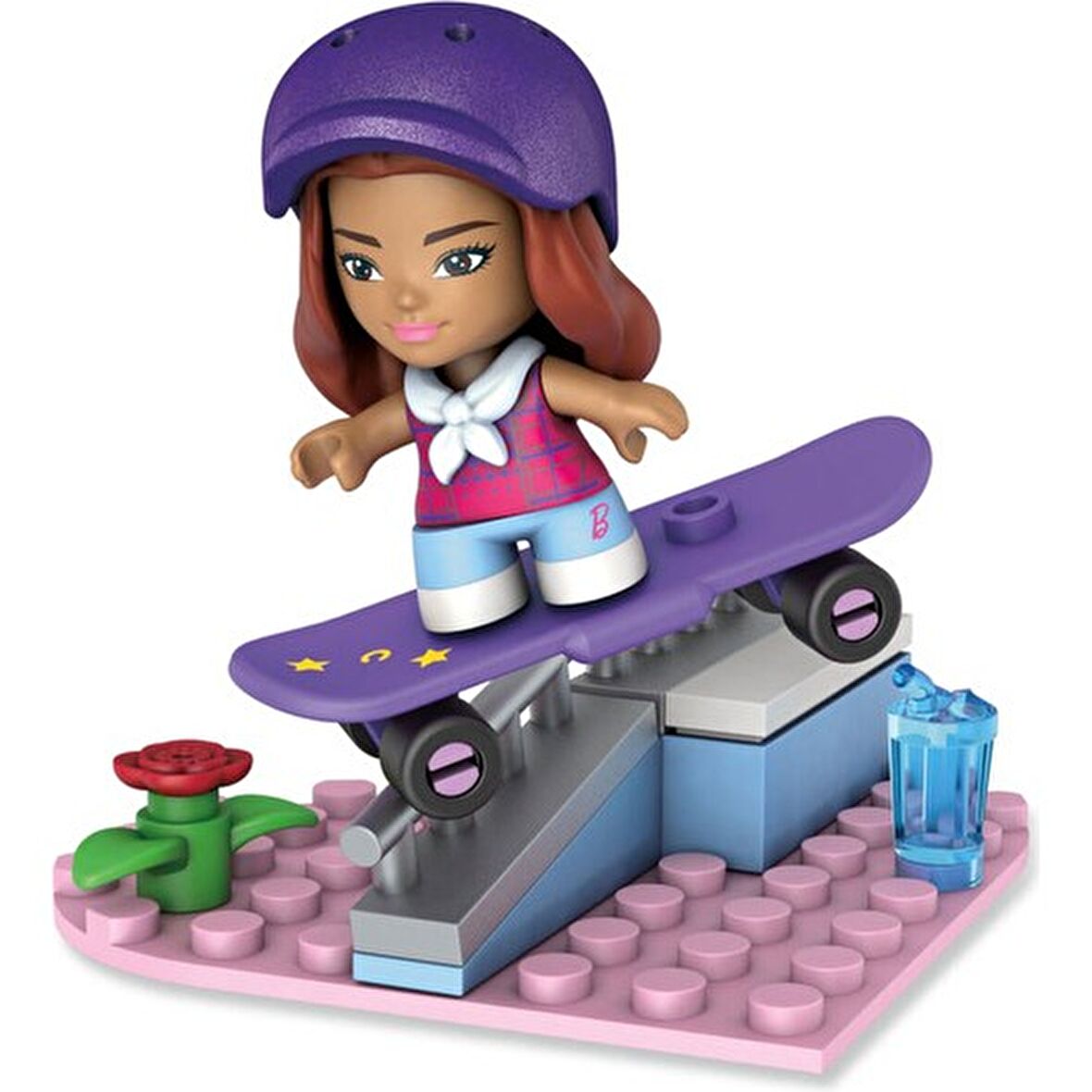 Mega Barbie Mini Figür 21 Parça Kaykaycı GWR21 GWR24 Lisanslı Ürün