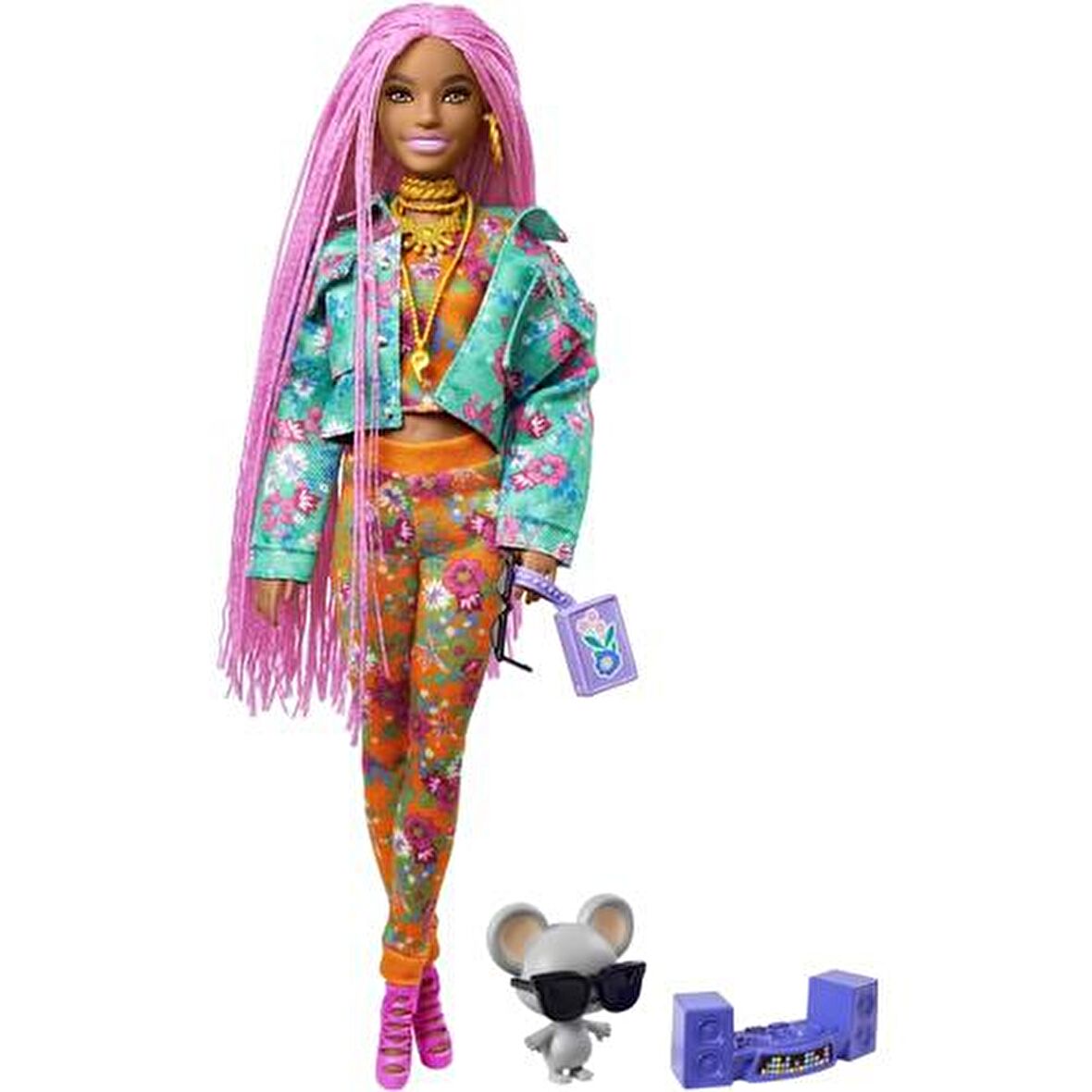 Barbie Extra Örgü Saçlı GXF09 Lisanslı Ürün