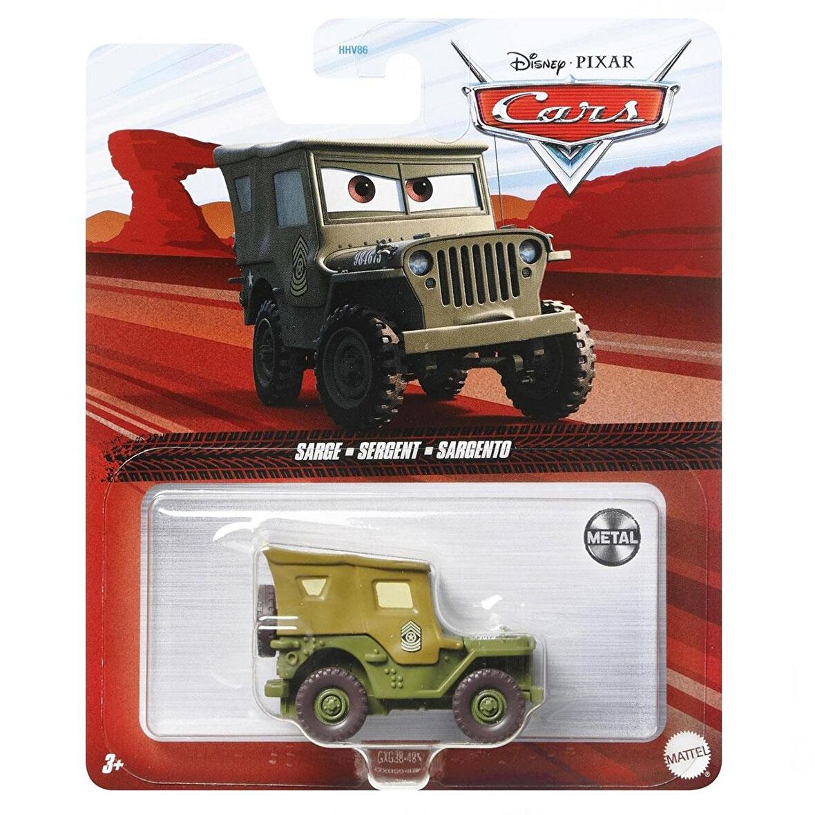 Disney Pixar Cars 3 Sarge