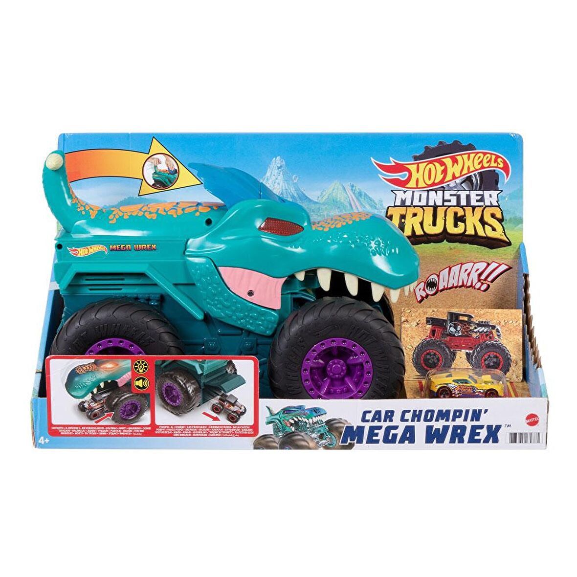 Hot Wheels Monster Trucks Araba Yiyen Mega Wrex