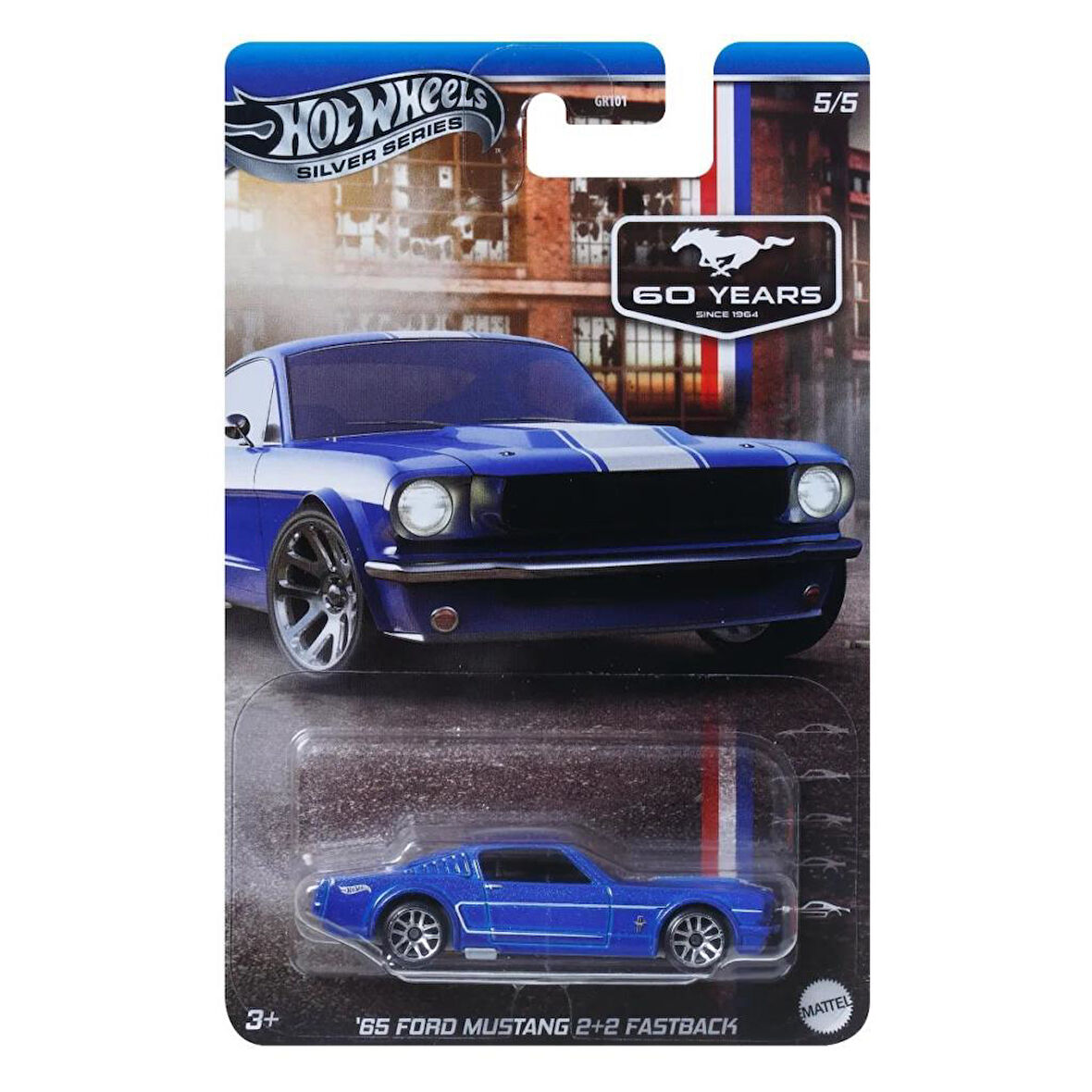Hot Wheels  60. YIL MUSTANG SERİSİ ARABALAR  65 FORD MUSTANG 2+2 FASTBACK GRT01 - JBY49