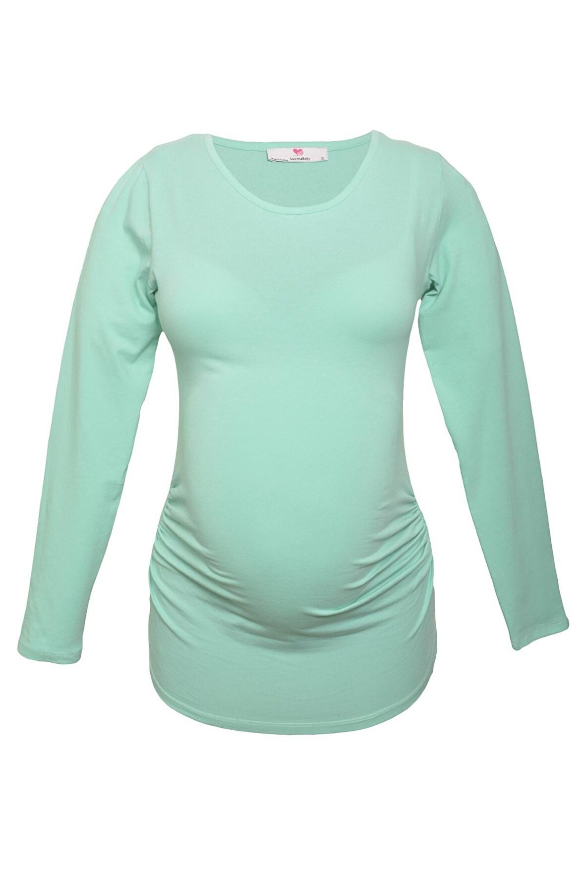 LuvmaBelly 2301-2309 Pamuklu Uzun Kollu Hamile T-S