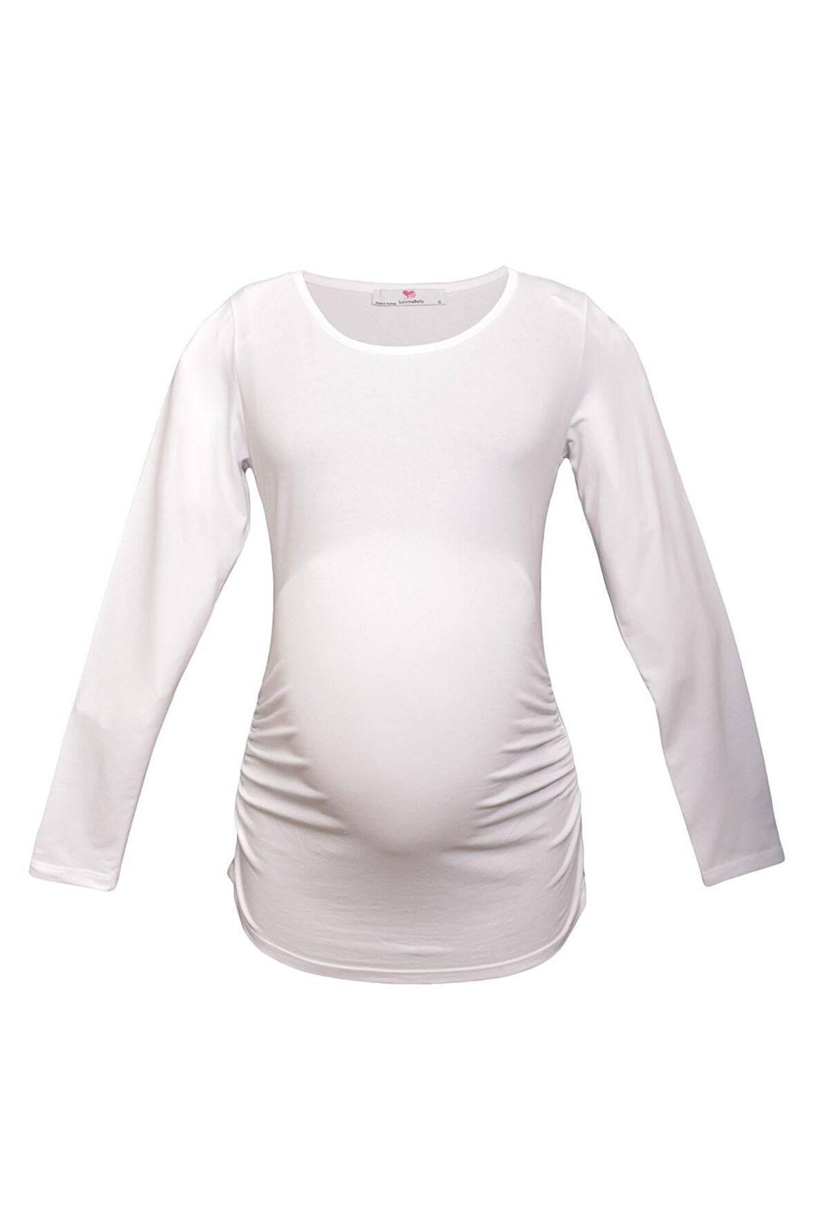 LuvmaBelly 2301-2309 Pamuklu Uzun Kollu Hamile T-S