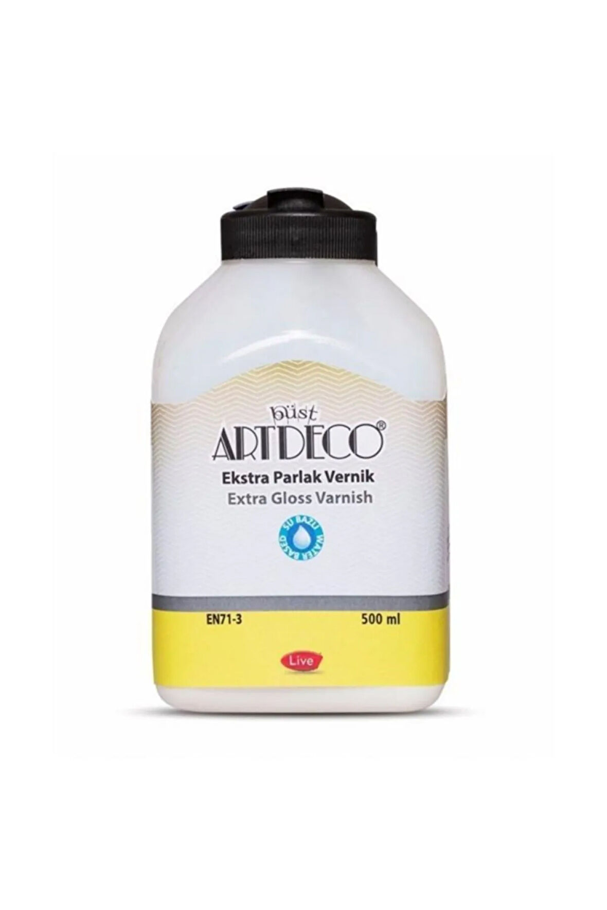 Su Bazlı Parlak Vernik 500 Ml