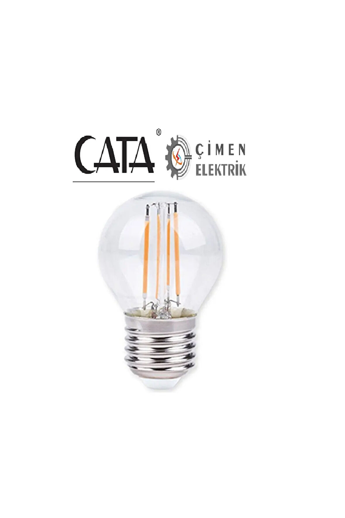 10 ADET CT 4288 Cata 4W Flament Led Ampul Günışığı 3200k E27 Duy