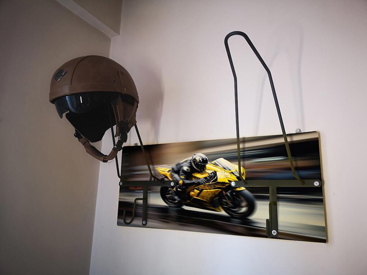 Motosiklet Kask Askısı, Motor Kask Askısı, Kask Askılığı KawasakiX2V3