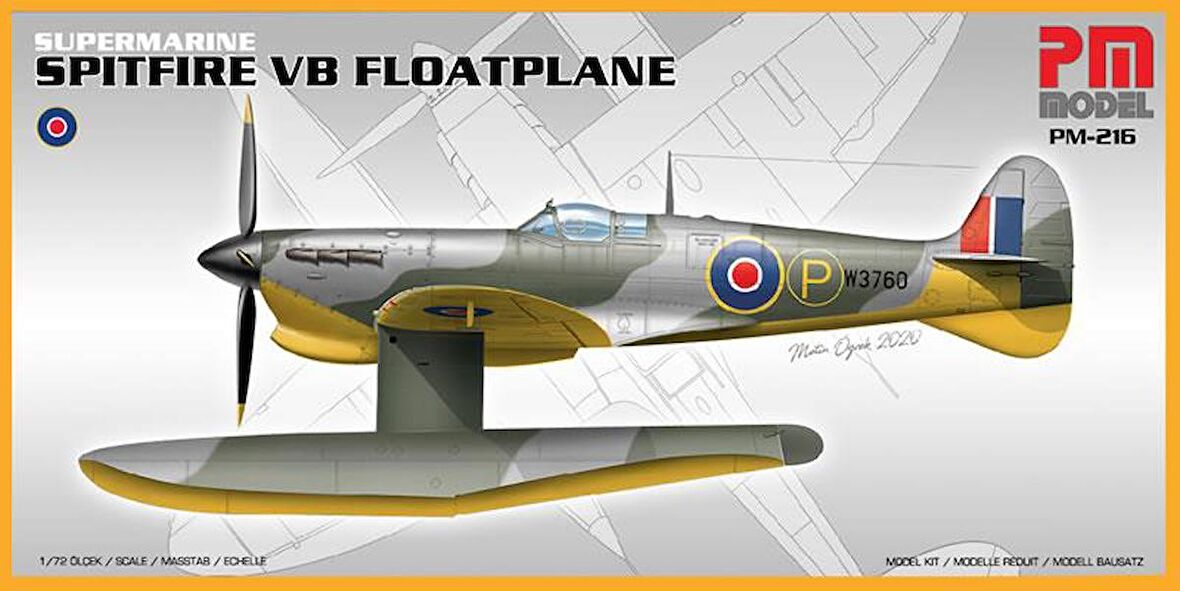 Supermarine Spitfire Vb FloatPlane PM Model Demonte Plastik Uçak Maket Kiti