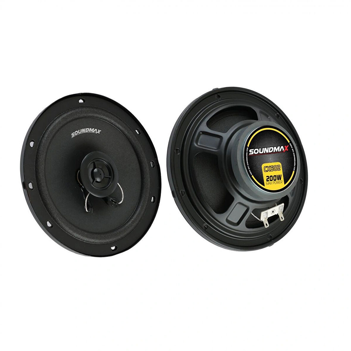 Soundmax Cx-620-200w Max Power-tweeterlı 16 Cm Kapı Hoparlörü-2 Adet