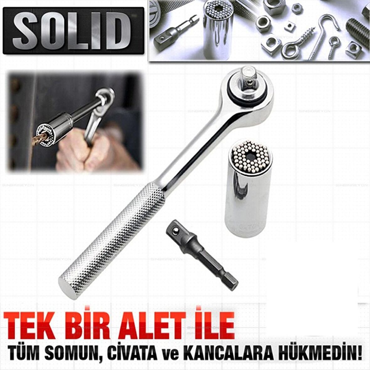 Solid Grip Akıllı Anahtar (Herşeye Uyumlu!)