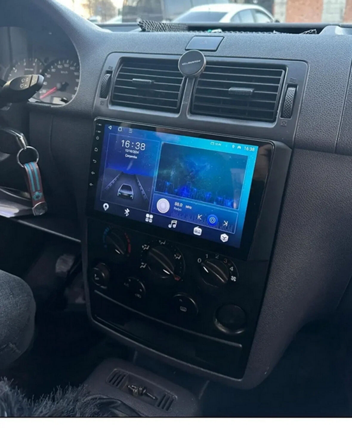 FOR-X FORD CONNECT(2003-2008)-9''ANDROİD GERÇEK 2+32 GB / 4 ÇEKİRDEK 1.6Ghz / WIFI 5.0Ghz / BT 5.4-KABLOSUZ CARPLAY-HD KAMERALI-TEKNİK DESTEKLİ