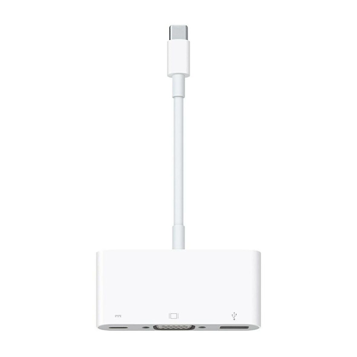 MJ1L2AM/A USB-C VGA ÇOKLU BAĞLANTI ADAPTÖRÜ (USB-C=>USB-A+VGA+USB-C Multiport Adapter)