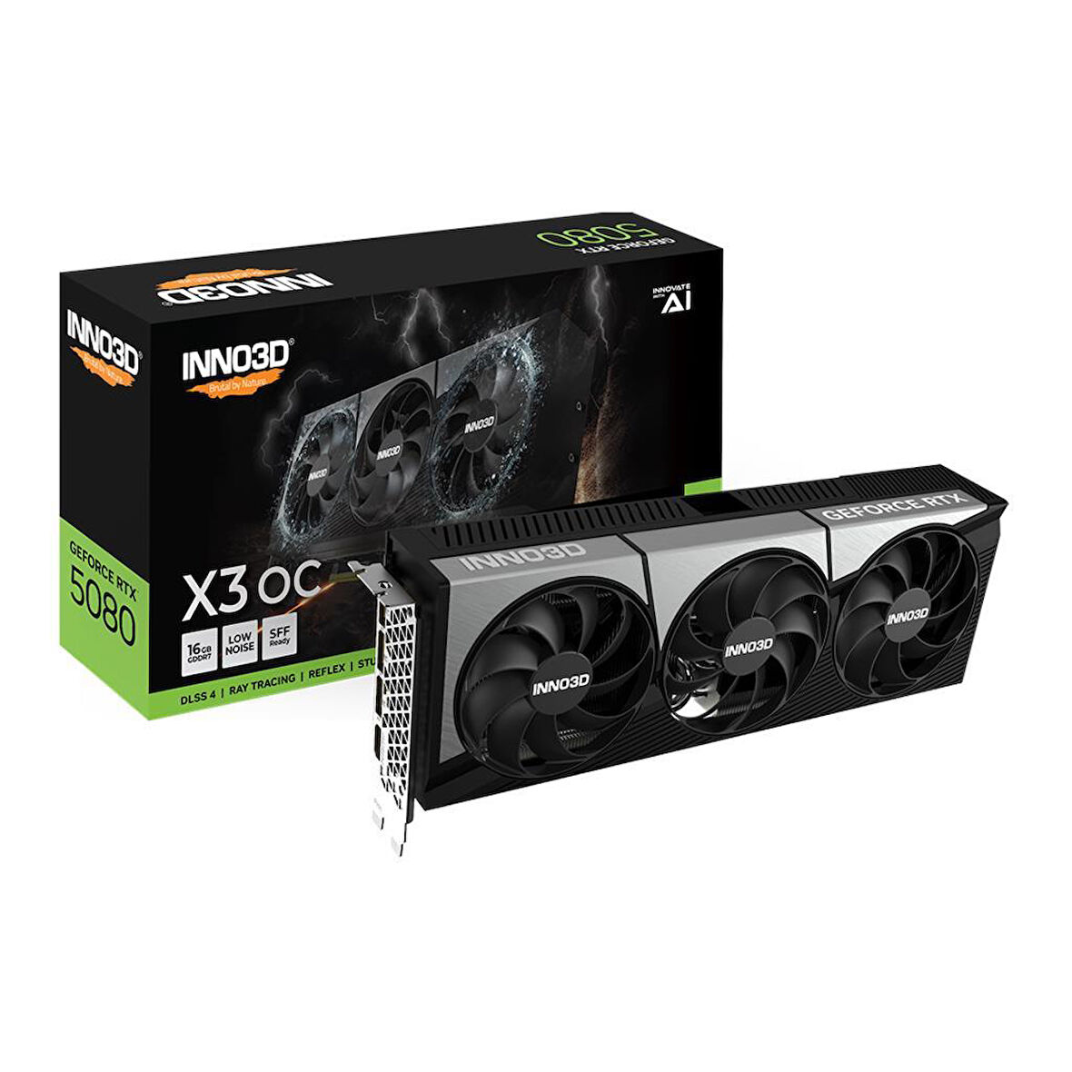 Inno3D Nvidia GeForce RTX5080 x3 OC 16GB 256Bit GDDR7 Ekran Kartı N50803-16D7X-17603930