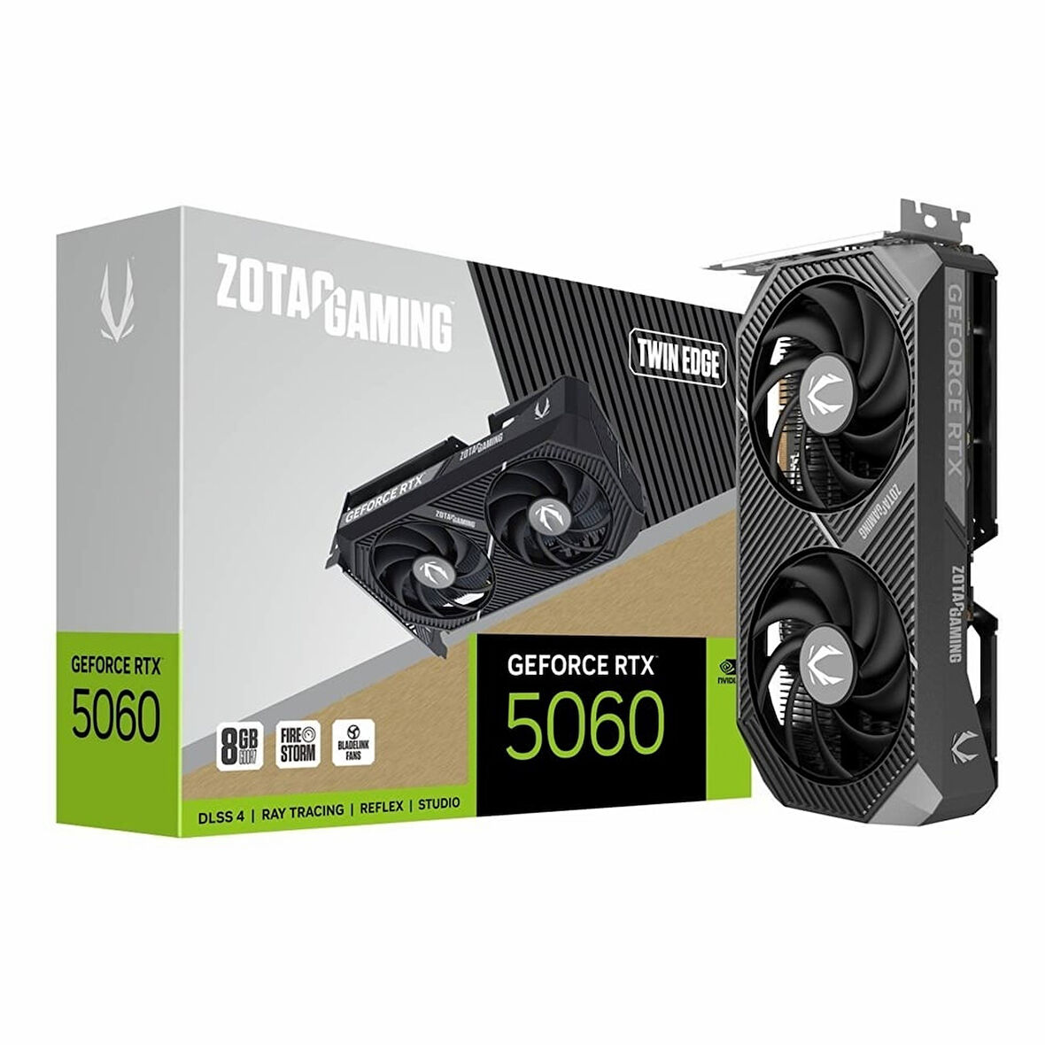 Zotac Gaming Twin Edge GeForce RTX 5060 8GB GDDR7 128Bit HDMI/DP Ekran Kartı