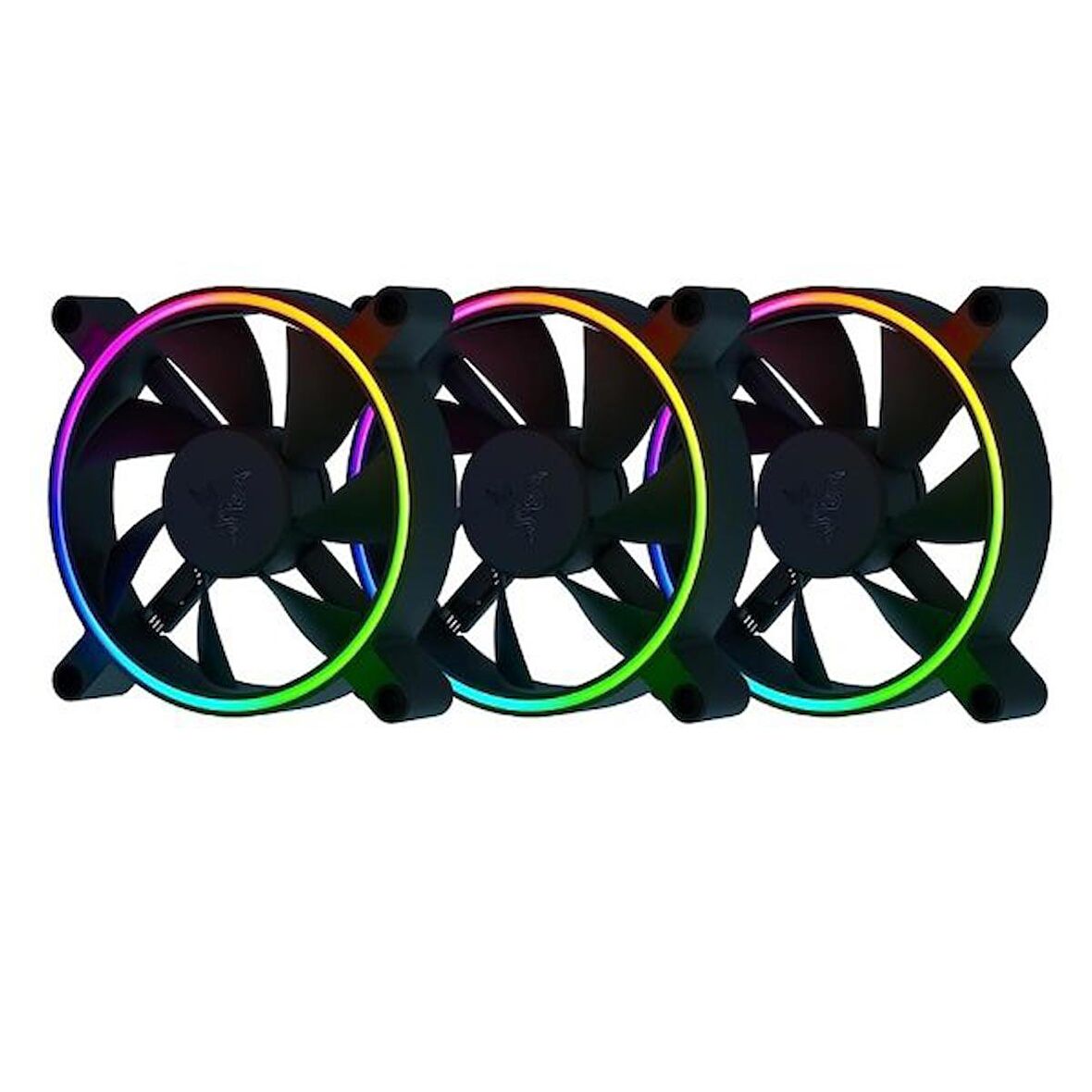 Razer Kunai Chroma - Yüksek Performanslı ARGB PC Fanı 3 Fan | 120MM