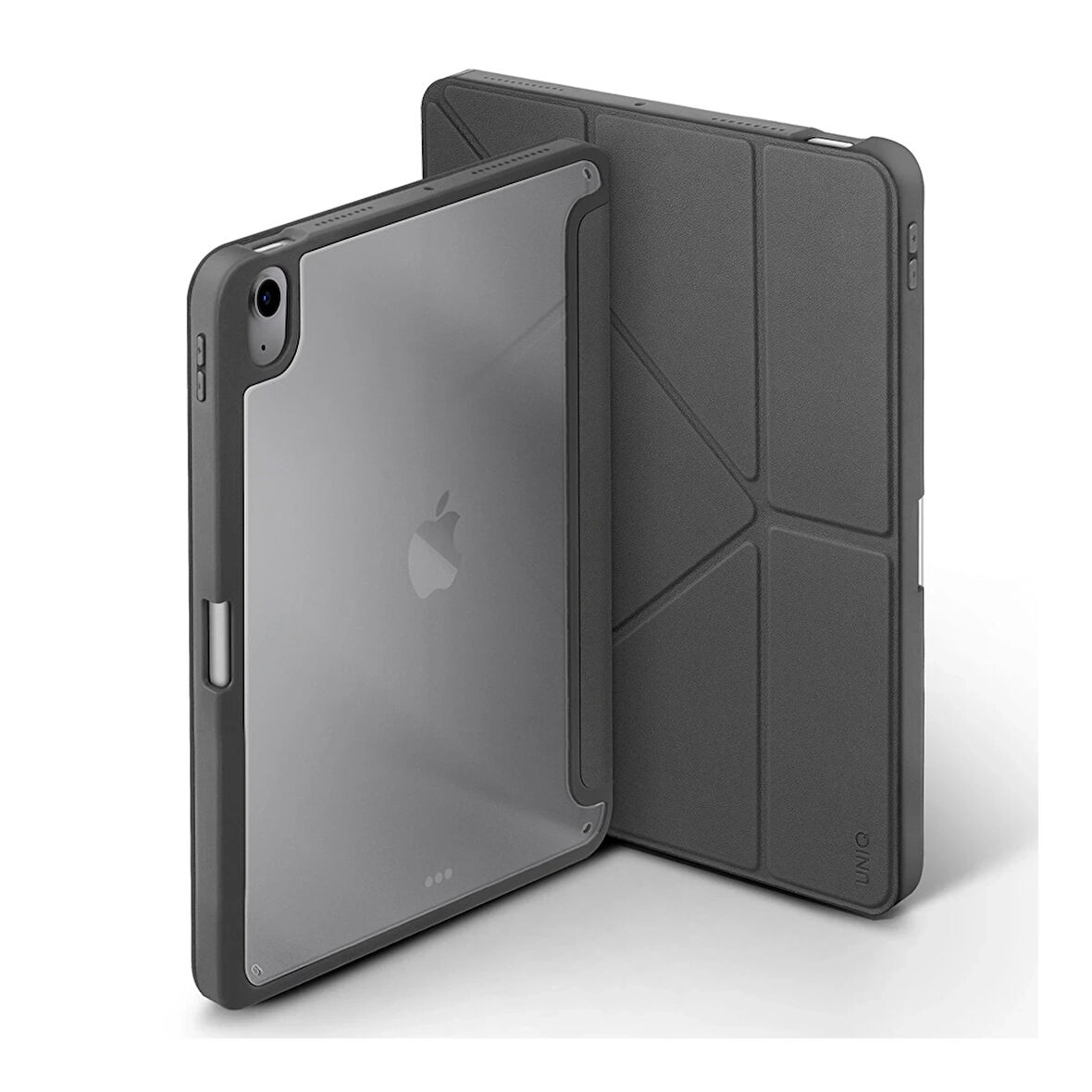 Uniq Moven iPad Air 4 10.9 Standlı Tablet Kılıfı - Gri