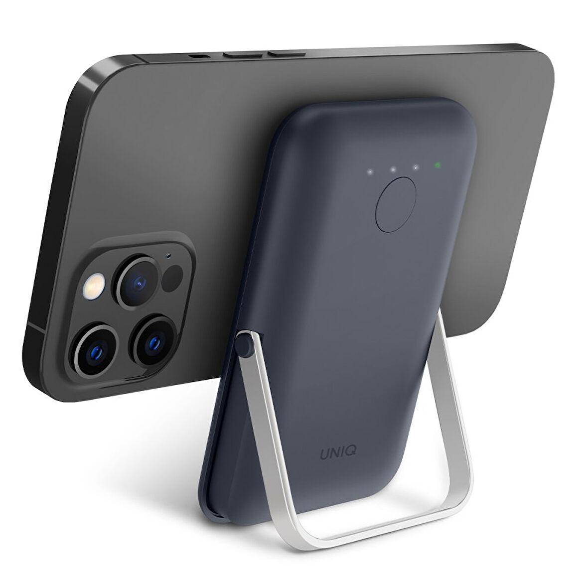 Uniq Hoveo 5.000mAh Magsafe Standlı Powerbank - Lacivert