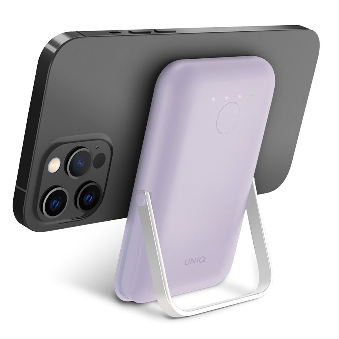 Uniq Hoveo 5.000mAh Magsafe Standlı Powerbank - Lila