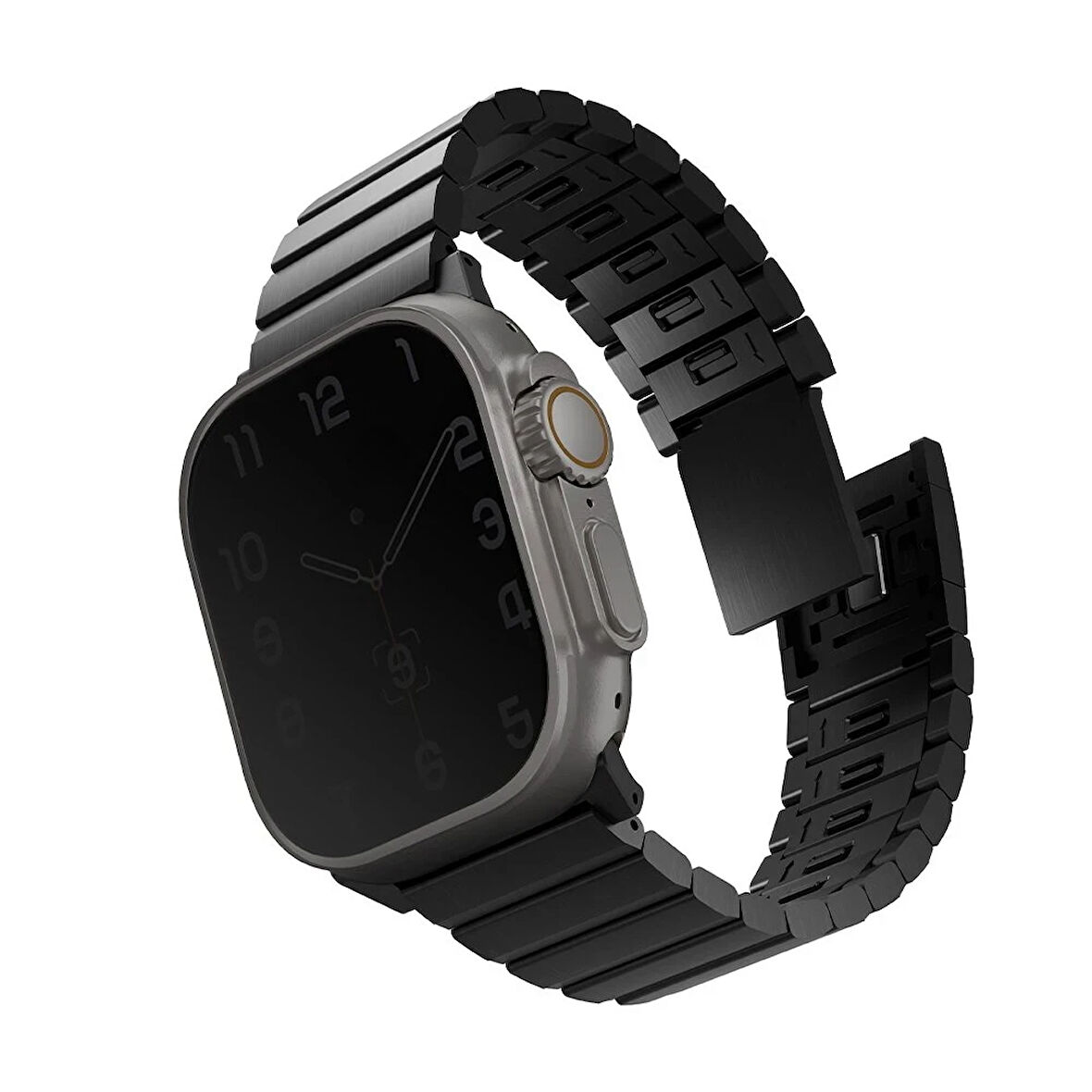 Uniq Strova Watch 42/44/45/46/49mm Çelik Kordon - Siyah