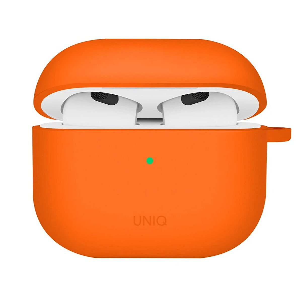 Uniq Nexo AirPods 4 (4.Nesil) Silikon Kılıf - Turuncu