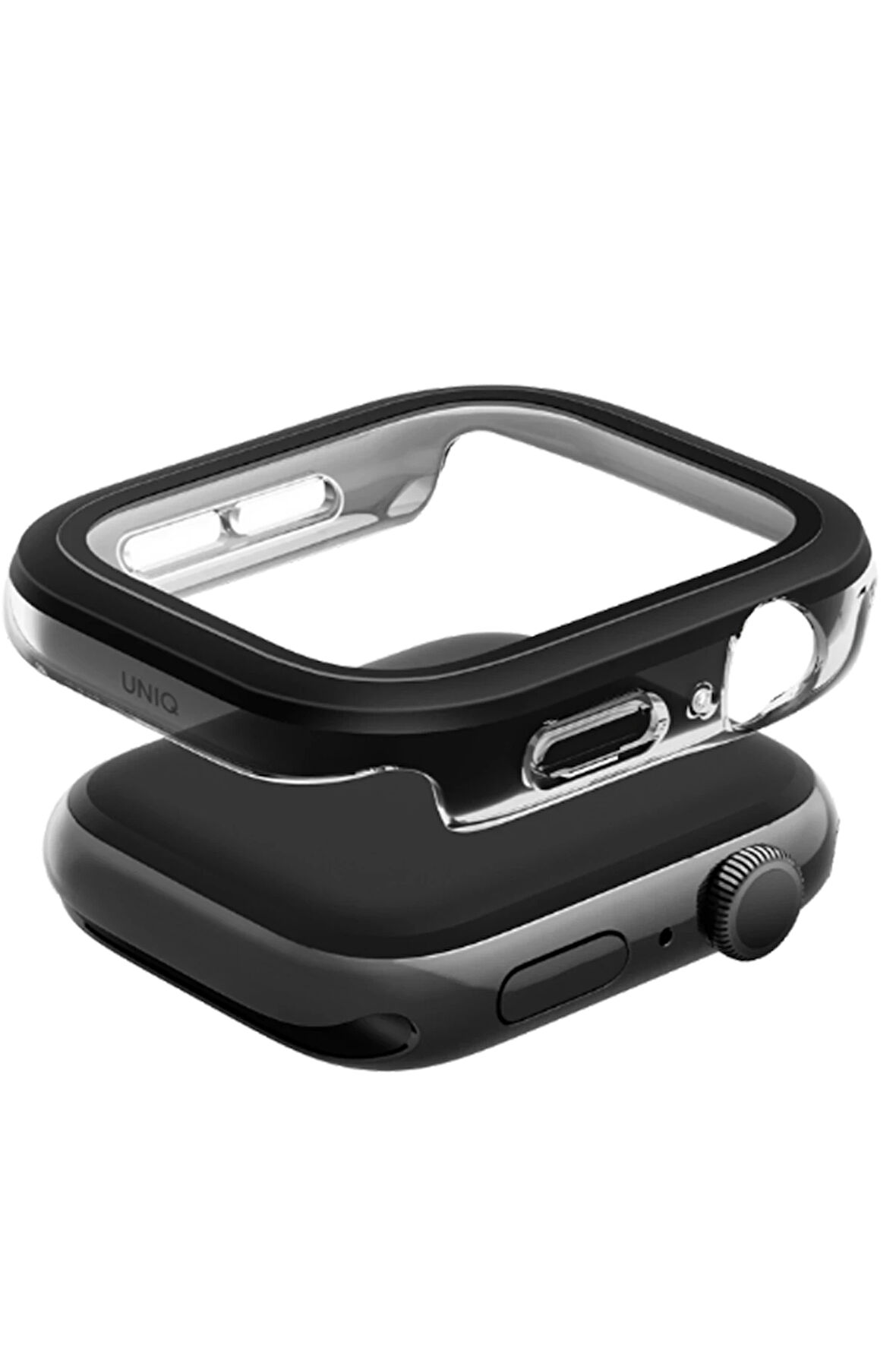 Uniq Voute Watch 46mm Camlı Ekran Koruyucu - Siyah