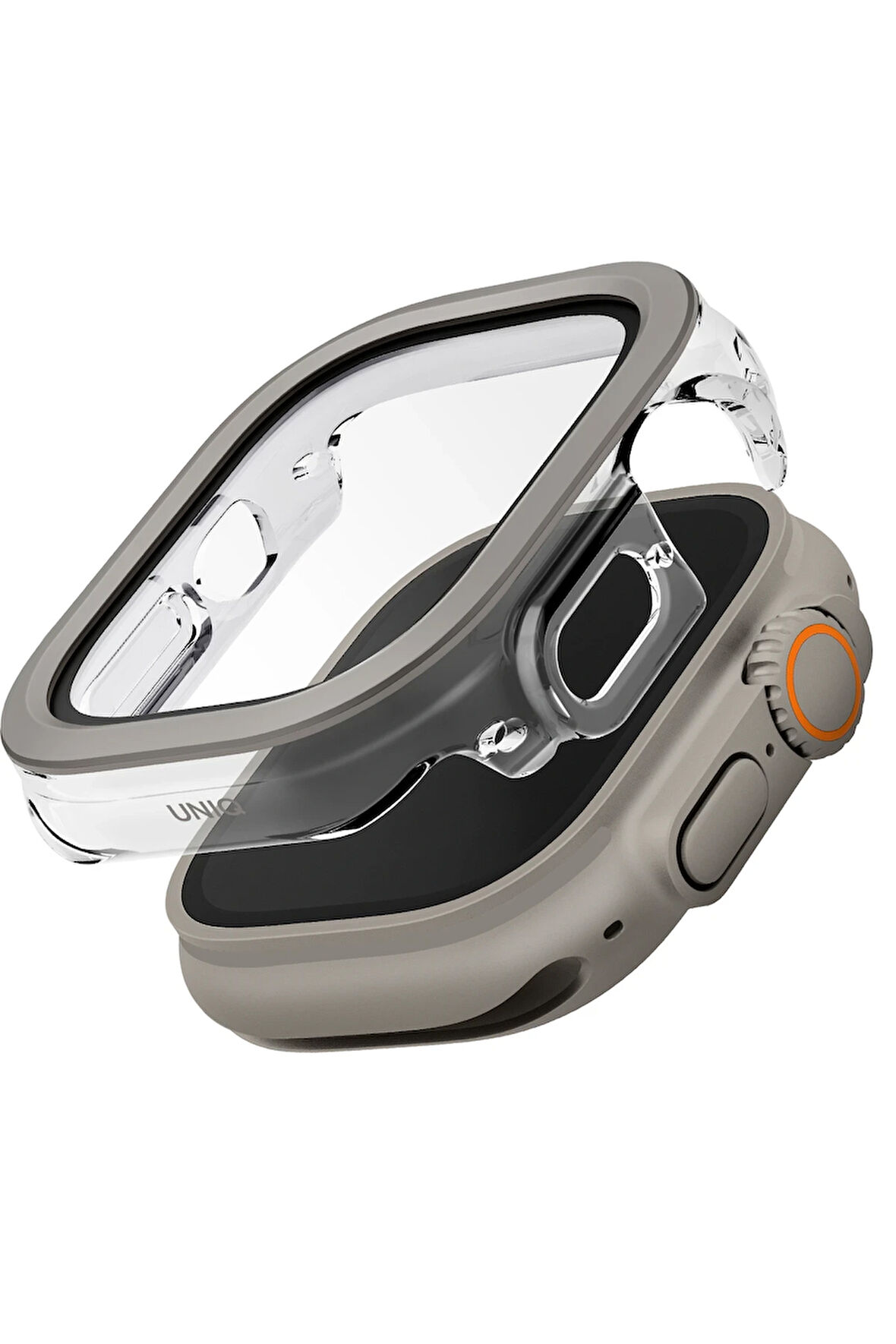 Uniq Voute Watch 49mm Camlı Ekran Koruyucu - Gri