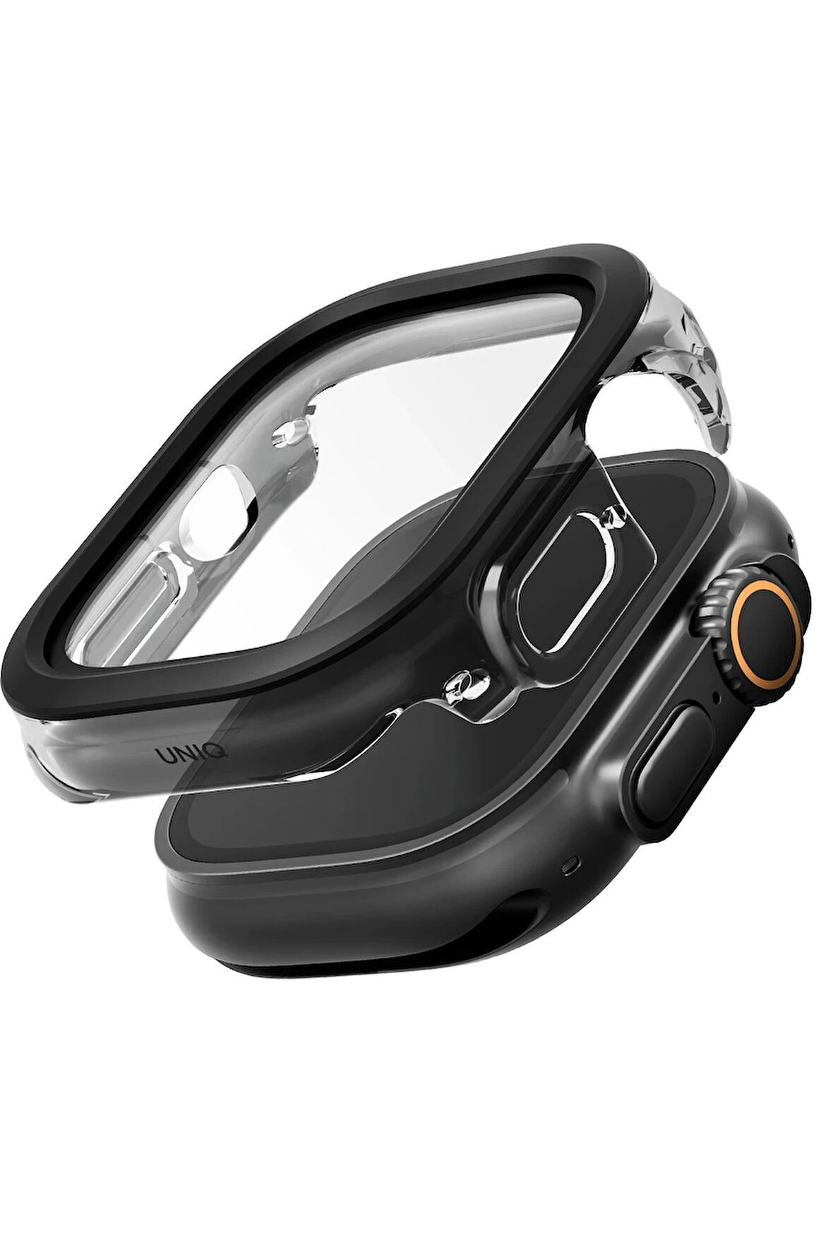 Uniq Voute Watch 49mm Camlı Ekran Koruyucu - Siyah