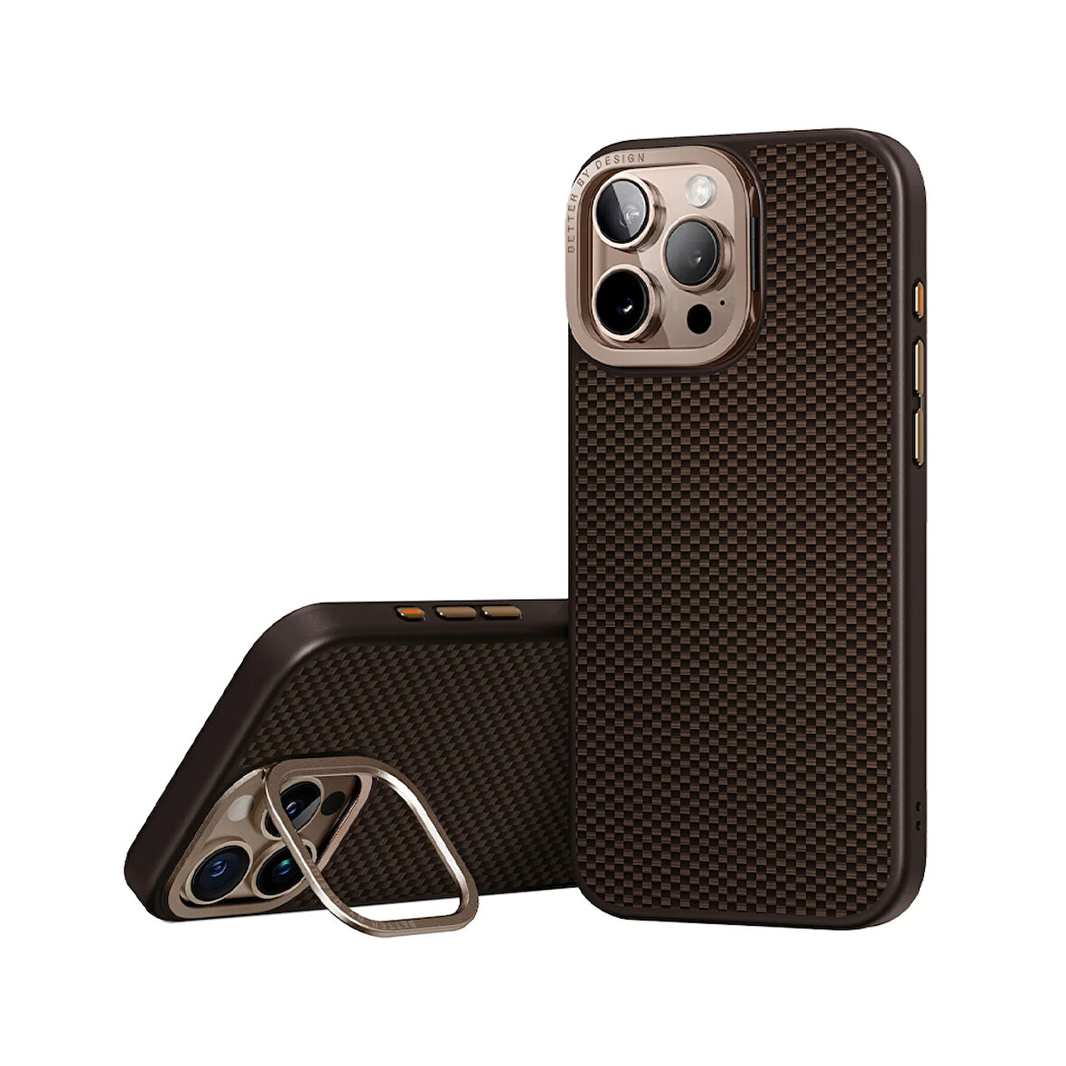 Uniq Keva Max iPhone 16 Pro Max MagSafe Karbon Kılıf - Kahverengi