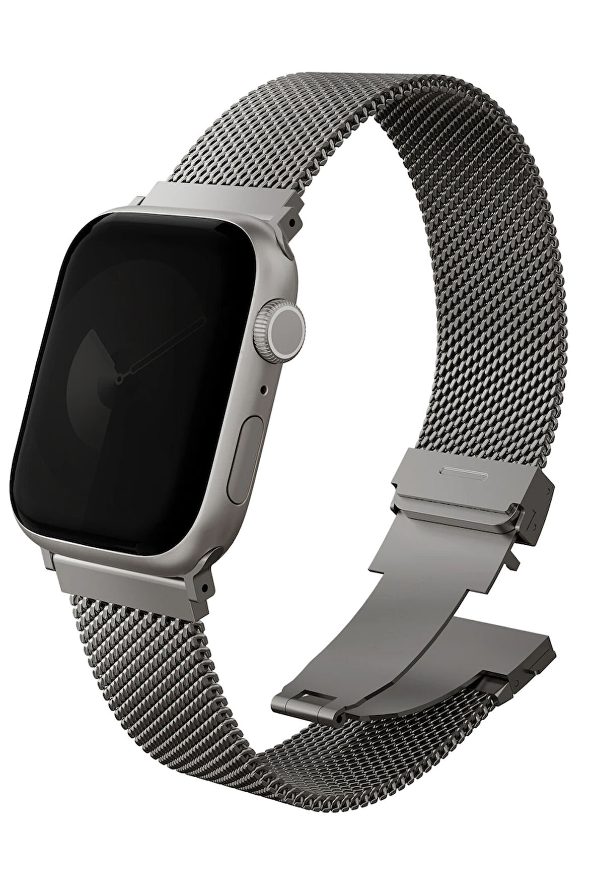 Uniq Dante Pro Watch Ultra 41mm Çelik Örgü Kordon - Gri