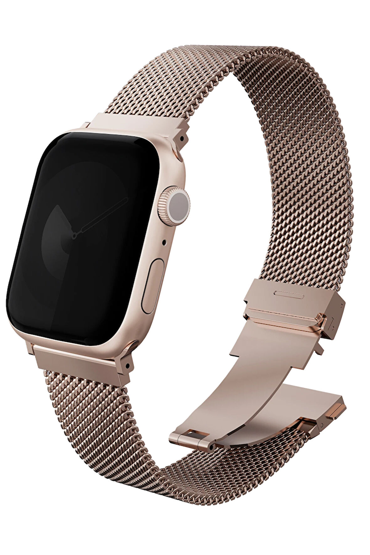 Uniq Dante Pro Watch Ultra 49mm Çelik Örgü Kordon - Rose