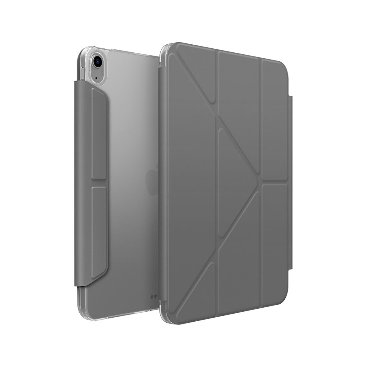 Uniq Camden iPad 2025 10.9 (10.Nesil) Katlanabilir Tablet Kılıfı - Gri