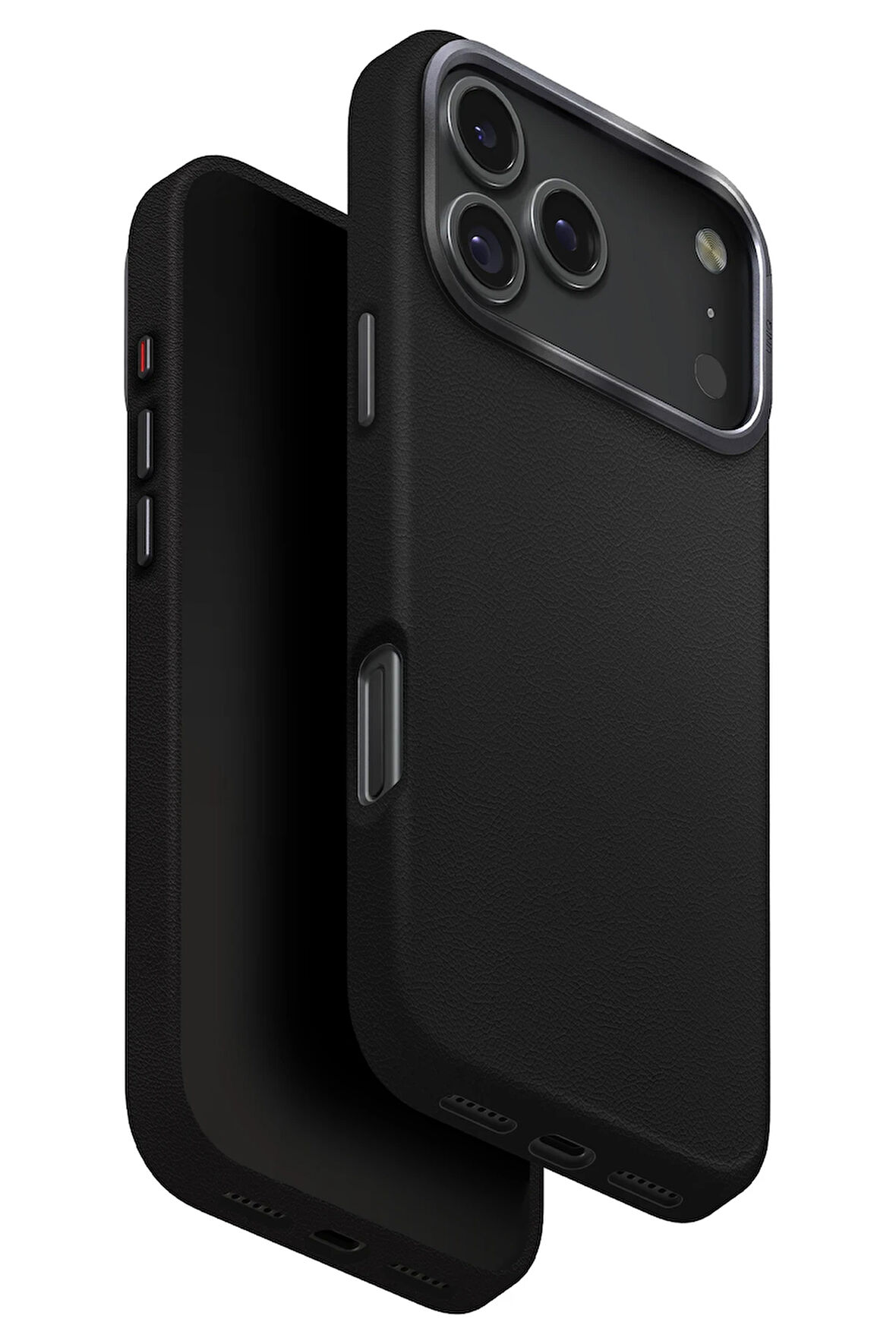 Uniq Lyden Apple Uyumlu iPhone17 Pro Max MagSafe Deri Kılıf - Siyah
