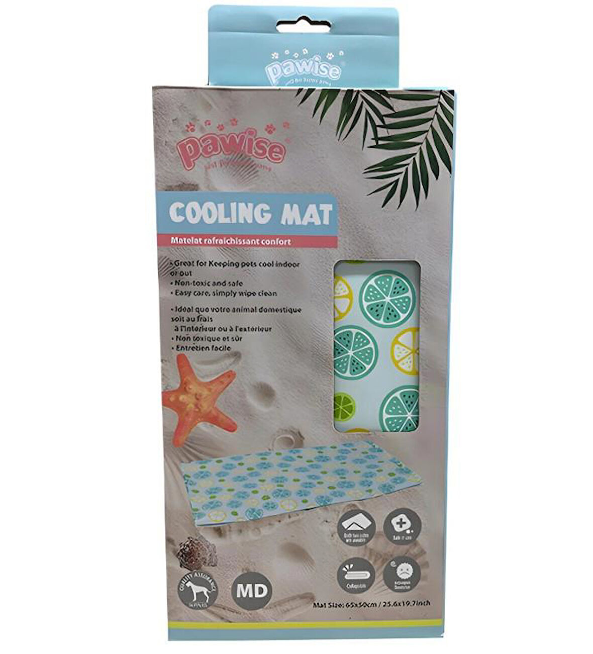 Pawise Serinletici Mat MD 65x50 Cm Çiçek Desenli