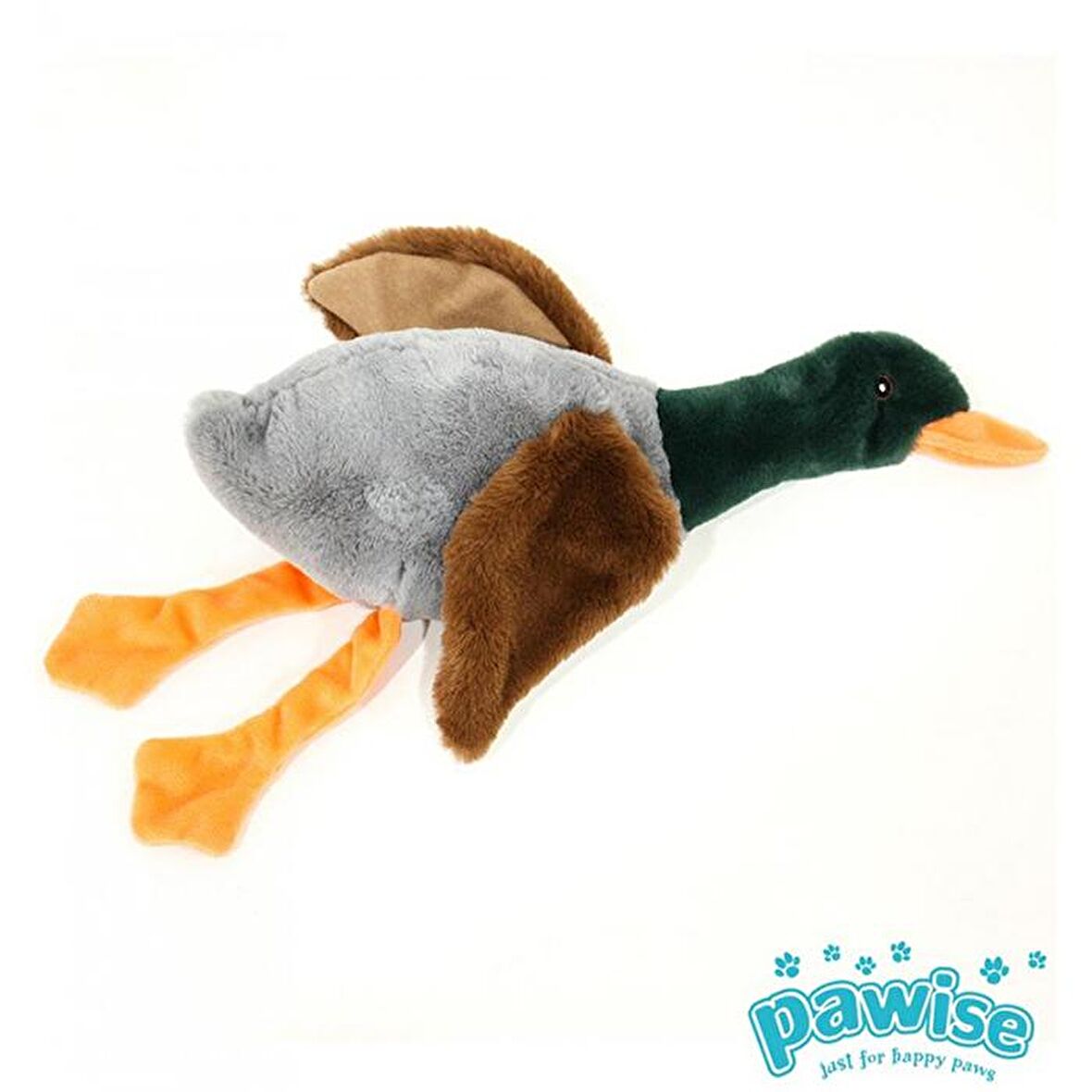 Pawise Stuffless Duck Squeaker Köpek Oyuncağı