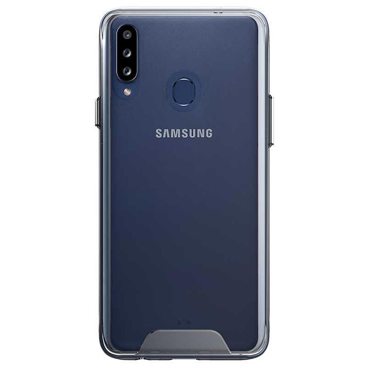 Gpack Samsung Galaxy A20s Kılıf Gard Nitro Şeffaf Sert Silikon