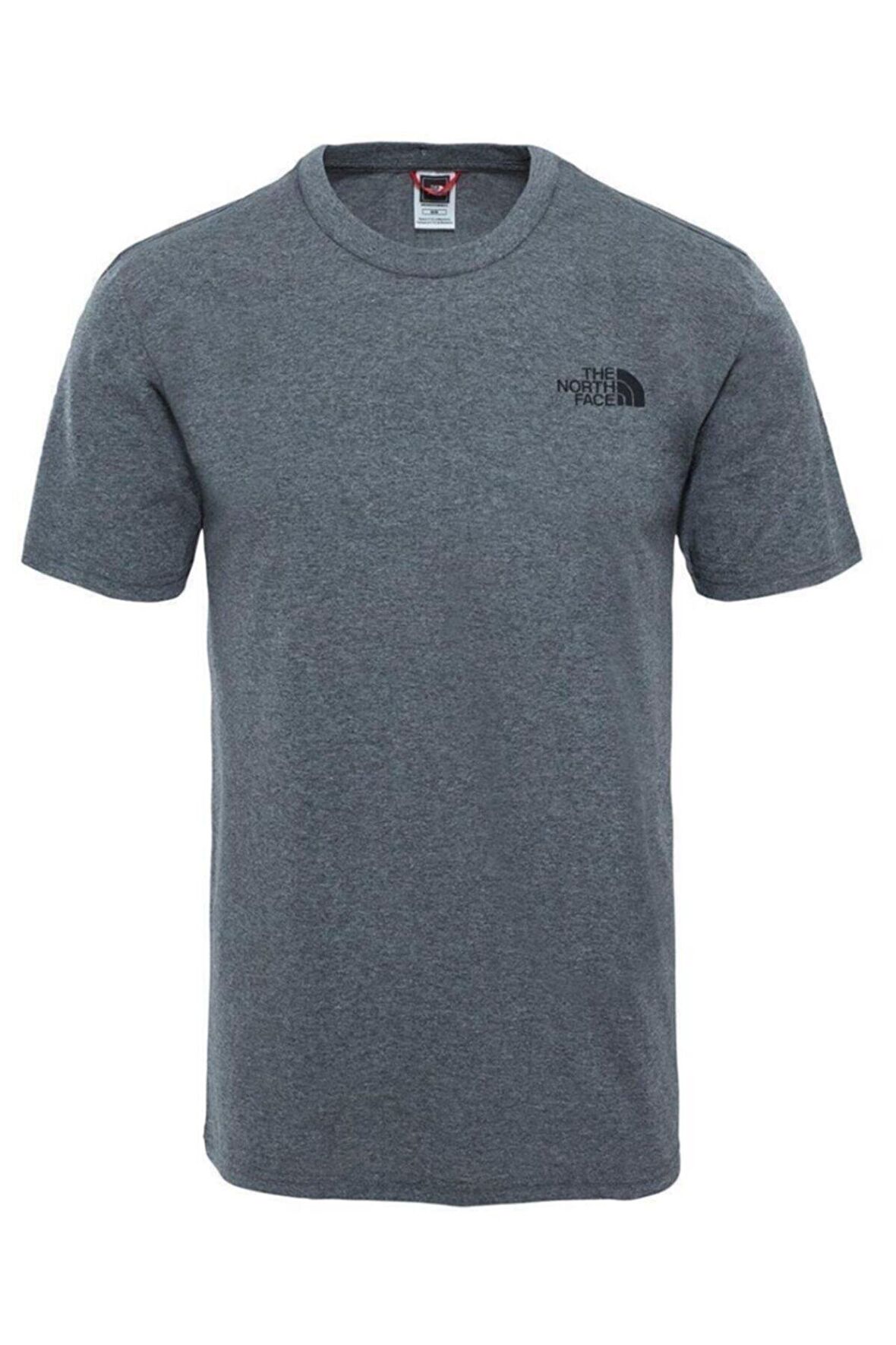 The Northface Erkek S/S Simple Dome Gri Tee T92Tx5Jbv Gri-M