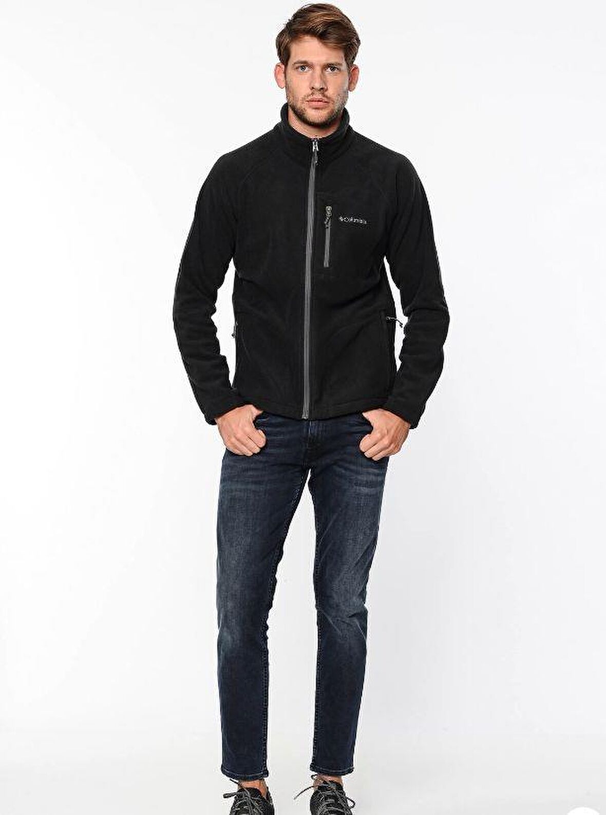 Columbia Fast Trek Full Zip Fleece Erkek Polar AE3039