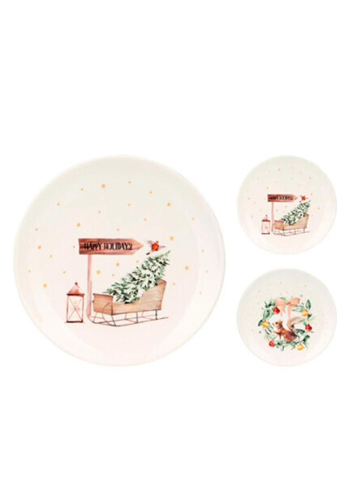 Boyner Evde Yemek Tabağı XMAS PLATE, DOLOMITE 1