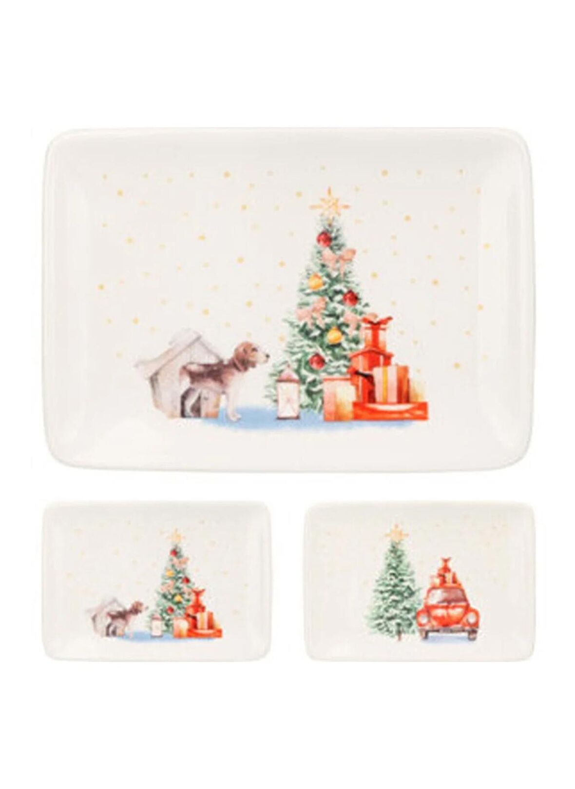 Boyner Evde Yemek Tabağı XMAS PLATE, DOLOMITE 3