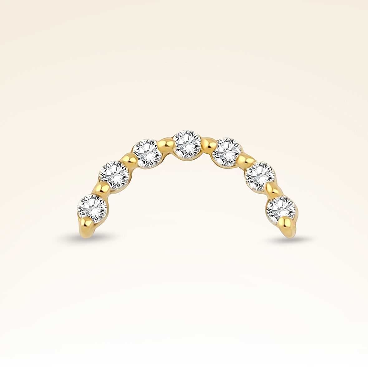 0,03 Karat Pırlanta Helix Piercing