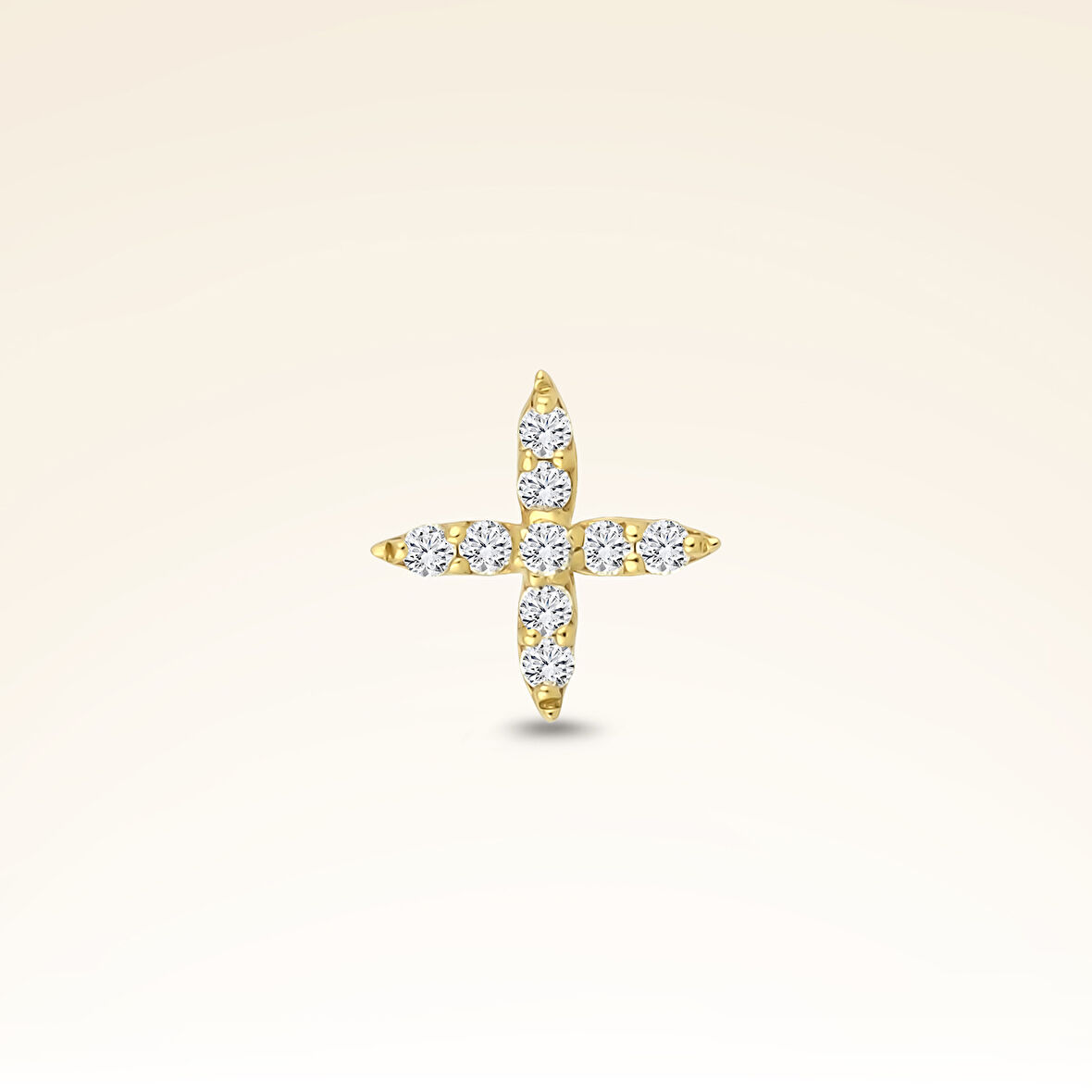 0,04 Karat Pırlanta Taşlı Tragus Piercing