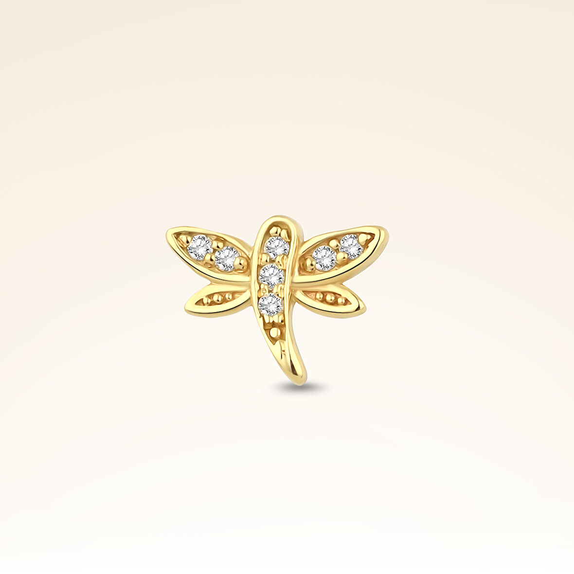 0,15 Karat Pırlanta Taşlı Yusufcuk Piercing