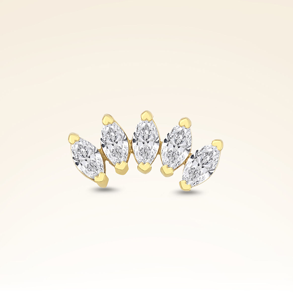 0,27 Karat Pırlanta Tragus Piercing