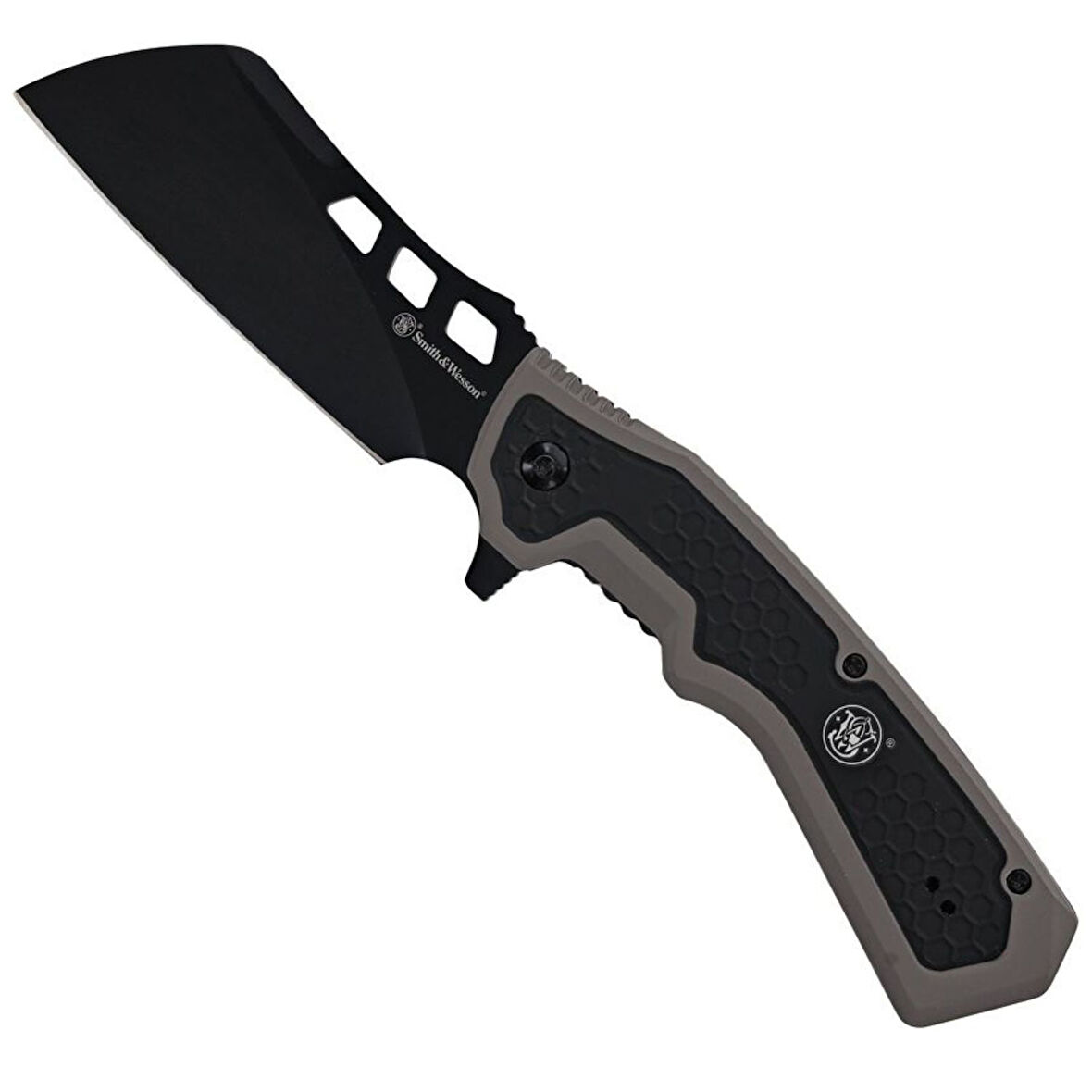 Smith & Wesson® Assist Open Extract & Evasion Siyah Linerlock Katlanır Çakı – Siyah/Gri Saplı 1205012
