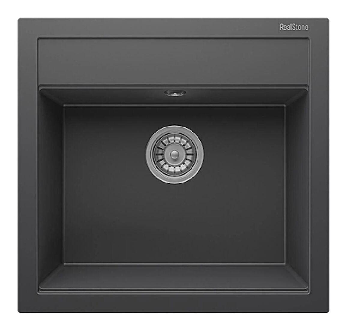 GRNİT EVİYE K004 OLYMPOS 56 ANTRASİT (56 X 53)