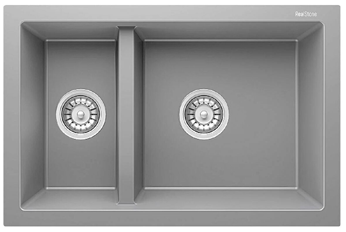 GRANİT EVİYE P018 PERGAMON GRİ (70 X 46)